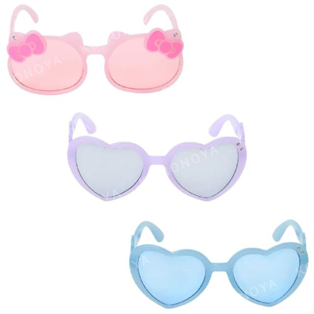 Sanrio 三麗鷗 兒童造型塑膠墨鏡 (2026炎夏企劃) Kitty 大耳狗 酷洛米