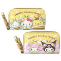 Sanrio 三麗鷗大集合 皮質車用鑰匙包 (蜜蜂系列)