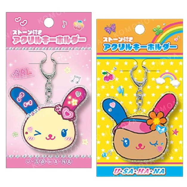 Sanrio 三麗鷗 花小兔 壓克力造型鑰匙圈 (古銅辣妹系列)