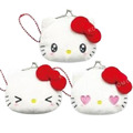 Sanrio 三麗鷗 Hello Kitty 絨毛玩偶口金包吊飾 (心情款)