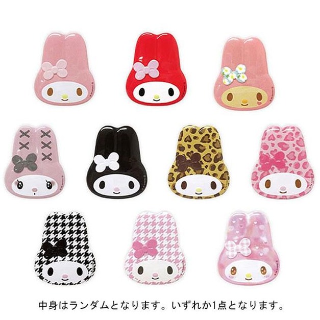 Sanrio 三麗鷗 美樂蒂 造型徽章 全套盲盒10入組 (大臉款)