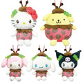 Sanrio 三麗鷗 絨毛玩偶吊飾 (瓢蟲系列) Kitty 美樂蒂 布丁狗 大耳狗