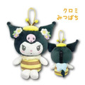 Sanrio 三麗鷗 絨毛玩偶零錢包吊飾 (蜜蜂系列) Kitty 美樂蒂 布丁狗 大耳狗_5