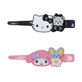 Sanrio 三麗鷗 史努比 塑膠造型長髮夾 (好友大臉款) Kitty 美樂蒂 花小兔 可樂鈴_1