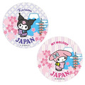 Sanrio 三麗鷗 陶瓷圓形杯墊 (櫻花款) Kitty 美樂蒂 布丁狗 大耳狗 酷洛米_3