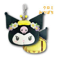 Sanrio 三麗鷗 絨毛玩偶伸縮票卡零錢包 (蜜蜂系列) Kitty 美樂蒂 布丁狗 大耳狗_5