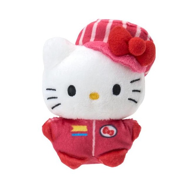 Sanrio 三麗鷗 Hello Kitty 迷你絨毛玩偶娃娃 (小小賽車手)