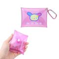Sanrio 三麗鷗 PVC扣式收納包附扣環 (大臉款) Kitty 花小兔 酷洛米_3