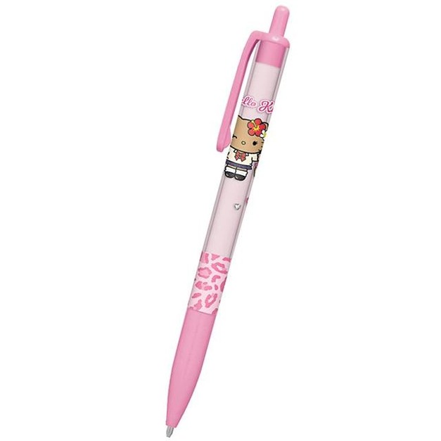 Sanrio 三麗鷗 Hello Kitty 原子筆 黑 0.5mm (曬黑制服款)