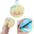 Monchhichi 絨毛造型零錢包吊飾 (金髮大臉款)_1