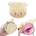Monchhichi 絨毛造型口金零錢包 (金髮大臉款)_2