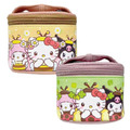 Sanrio 三麗鷗大集合 皮質手提化妝包 (蜜蜂/瓢蟲系列)