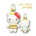 Sanrio 三麗鷗 絨毛玩偶吊飾 (蜜蜂系列) Kitty 美樂蒂 布丁狗 大耳狗_1