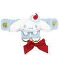 Sanrio 三麗鷗 絨毛造型背帶鑰匙扣環 包掛 (草莓鮮奶油蛋糕)_2