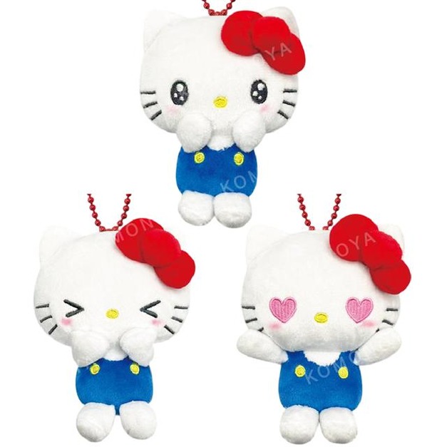 Sanrio 三麗鷗 Hello Kitty 絨毛玩偶吊飾 (心情款)
