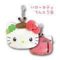 Sanrio 三麗鷗 絨毛玩偶伸縮票卡零錢包 (瓢蟲系列) Kitty 美樂蒂 布丁狗 大耳狗_1