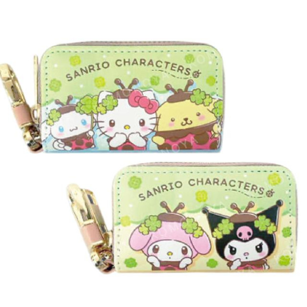 Sanrio 三麗鷗大集合 皮質車用鑰匙包 (瓢蟲系列)