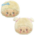 Monchhichi 絨毛造型口金零錢包 (金髮大臉款)