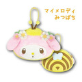 Sanrio 三麗鷗 絨毛玩偶收納包吊飾 (蜜蜂系列) Kitty 美樂蒂 布丁狗 大耳狗_3