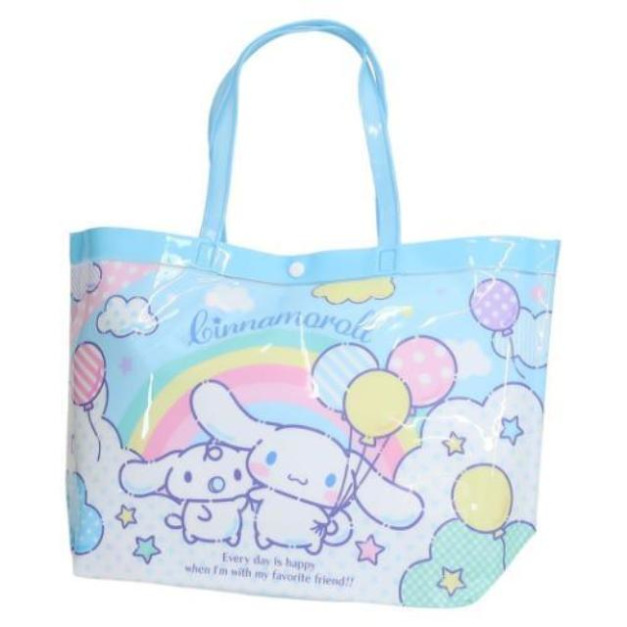 Sanrio 三麗鷗 大耳狗 PVC防水海灘袋 (藍氣球款)