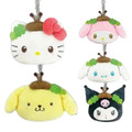 Sanrio 三麗鷗 絨毛玩偶伸縮票卡零錢包 (瓢蟲系列) Kitty 美樂蒂 布丁狗 大耳狗