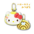 Sanrio 三麗鷗 絨毛玩偶收納包吊飾 (蜜蜂系列) Kitty 美樂蒂 布丁狗 大耳狗_1