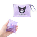 Sanrio 三麗鷗 PVC扣式收納包附扣環 (大臉款) Kitty 花小兔 酷洛米_4