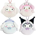 Sanrio 三麗鷗 絨毛玩偶收納包吊飾 (海生館系列) Kitty 美樂蒂 酷洛米 大耳狗