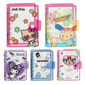 Sanrio 三麗鷗 PVC六孔夾活頁手帳本 Kitty 酷洛米 花小兔 飛天小女警