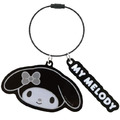 Sanrio 三麗鷗 壓克力造型鑰匙圈 (黑白大臉款) Kitty 布丁狗 大耳狗 花小兔_4