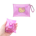 Sanrio 三麗鷗 PVC扣式收納包附扣環 (大臉款) Kitty 花小兔 酷洛米_2
