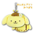 Sanrio 三麗鷗 絨毛玩偶伸縮票卡零錢包 (蜜蜂系列) Kitty 美樂蒂 布丁狗 大耳狗_2