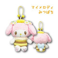 Sanrio 三麗鷗 絨毛玩偶吊飾 (蜜蜂系列) Kitty 美樂蒂 布丁狗 大耳狗_3