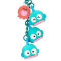 ▲新品特價 Sanrio 三麗鷗 人魚漢頓 PVC三連公仔鑰匙圈 (幽靈好友表情系列)_1