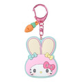 ▲新品特價 Sanrio 三麗鷗大集合 矽膠造型鏡吊飾 全套盲盒8入組 (胖耳兔兔復活節)_1