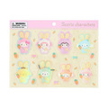 ▲新品特價 Sanrio 三麗鷗大集合 造型貼紙組 (胖耳兔兔復活節)