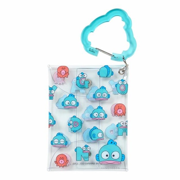 ▲新品特價 Sanrio 三麗鷗 人魚漢頓 PVC扣式收納包附扣環 (幽靈好友表情系列)