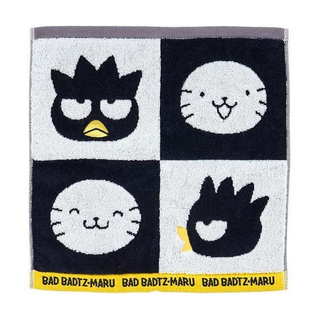 ▲新品特價 Sanrio 三麗鷗 酷企鵝 棉質短毛巾 34x35cm (幽靈好友表情系列)