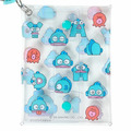 ▲新品特價 Sanrio 三麗鷗 人魚漢頓 PVC扣式收納包附扣環 (幽靈好友表情系列)_3