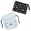 ▲新品特價【預購】Sanrio 三麗鷗 酷企鵝 尼龍造型收納袋2入組 (幽靈好友表情系列)_1