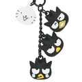 ▲新品特價 Sanrio 三麗鷗 酷企鵝 PVC三連公仔鑰匙圈 (幽靈好友表情系列)_1