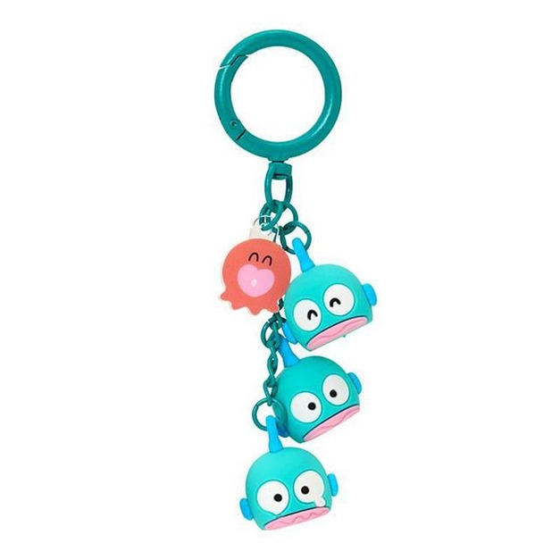 ▲新品特價 Sanrio 三麗鷗 人魚漢頓 PVC三連公仔鑰匙圈 (幽靈好友表情系列)