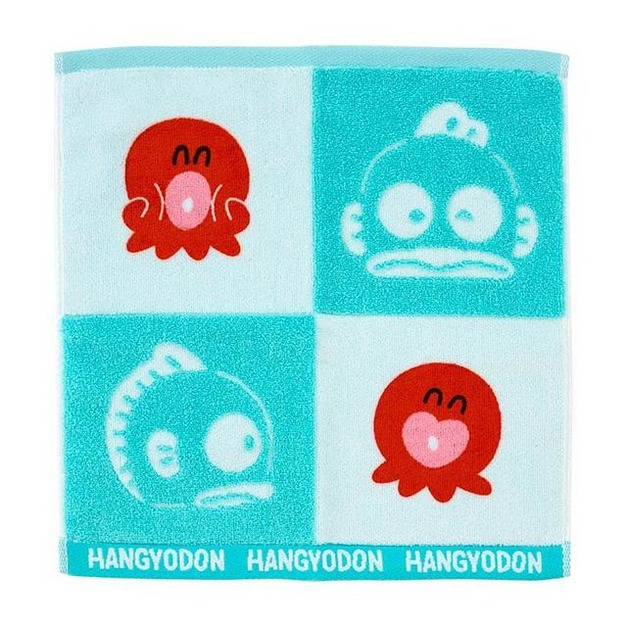 ▲新品特價 Sanrio 三麗鷗 人魚漢頓 棉質短毛巾 34x35cm (幽靈好友表情系列)