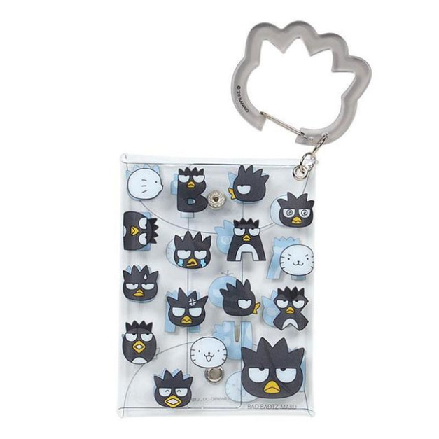 ▲新品特價 Sanrio 三麗鷗 酷企鵝 PVC扣式收納包附扣環 (幽靈好友表情系列)