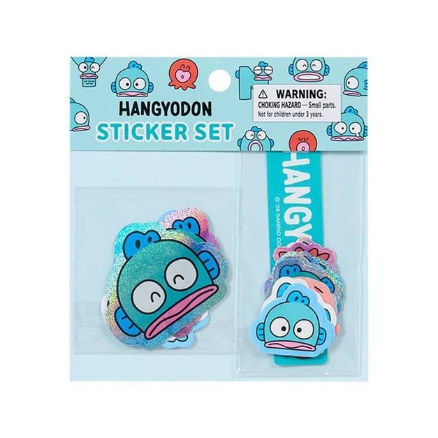 ▲新品特價 Sanrio 三麗鷗 人魚漢頓 造型貼紙組 幽靈好友表情系列)