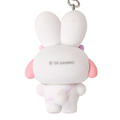 ▲新品特價 Sanrio 三麗鷗 美樂蒂 植絨公仔串珠造型鑰匙圈 (胖耳兔兔復活節)_2