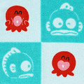 ▲新品特價 Sanrio 三麗鷗 人魚漢頓 棉質短毛巾 34x35cm (幽靈好友表情系列)_1