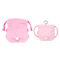 ▲新品特價 Sanrio 三麗鷗 美樂蒂 絨毛造型束口袋2入組 (好朋友變裝系列)_1