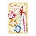 Sanrio 三麗鷗 花丸 壓克力造型三連鑰匙圈 (花丸好朋友)