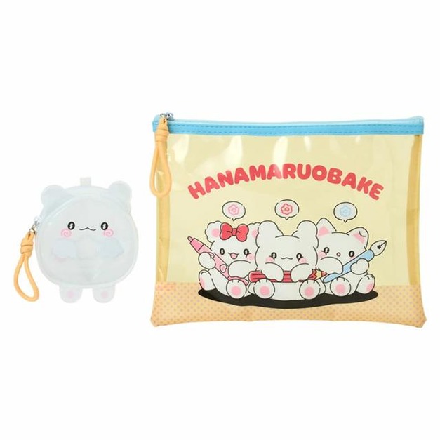 Sanrio 三麗鷗 花丸 PVC收納袋2入組 (花丸好朋友)